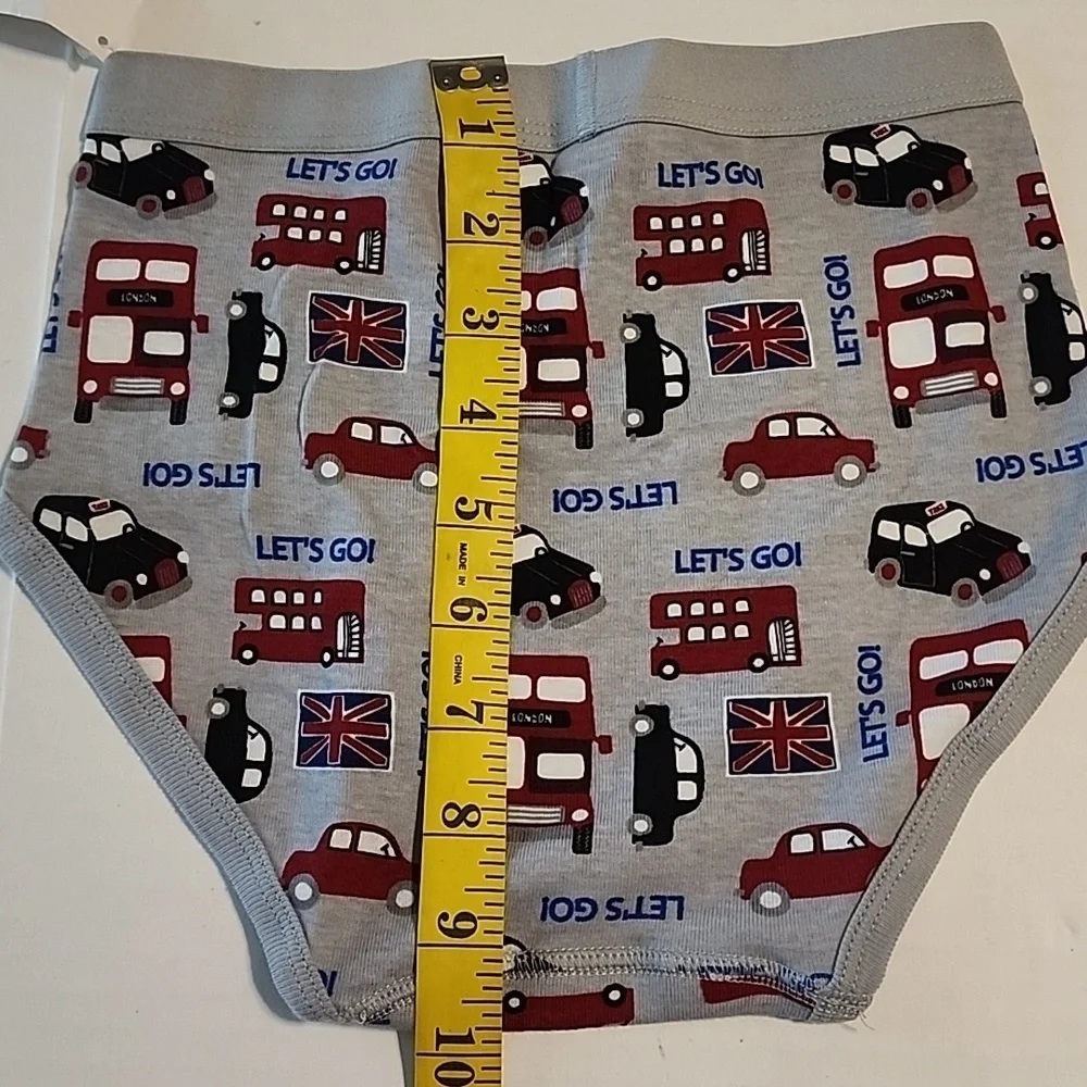 Gymboree 2 Pc Underear Briefs Boxers Boy Sz 7-8 London Football
